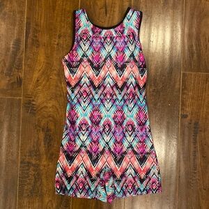 Girls sleeveless leotard